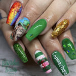 St Patricks Day Nails - Leprechaun Movie Nails