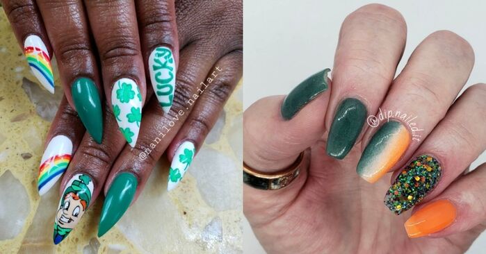 St Patricks Day Nails