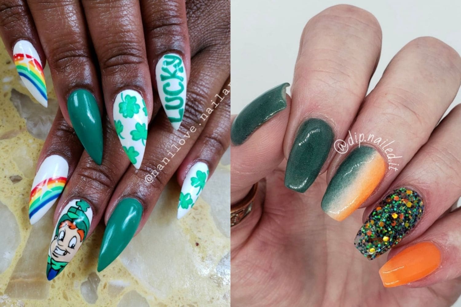 17 St. Patrick's Day Nail Designs to Rock This Year - Let's Eat Cake