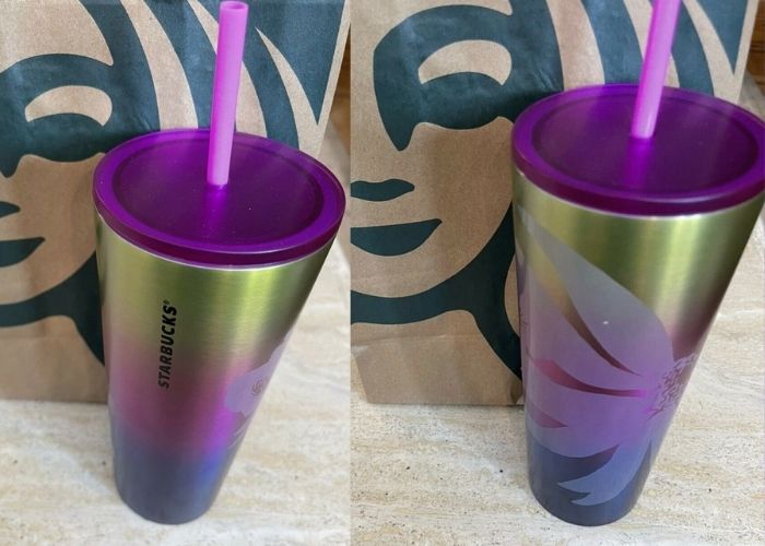 Starbucks Spring Cups 2022 - Purple Ombre Stainless Steel Tumbler