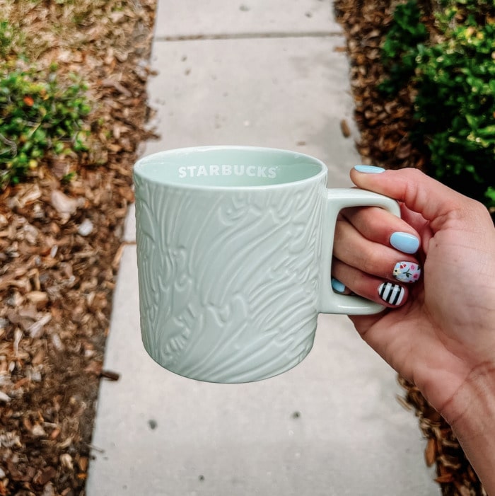 Starbucks Spring Cups 2022 - Ceramic Mug Floral Tail