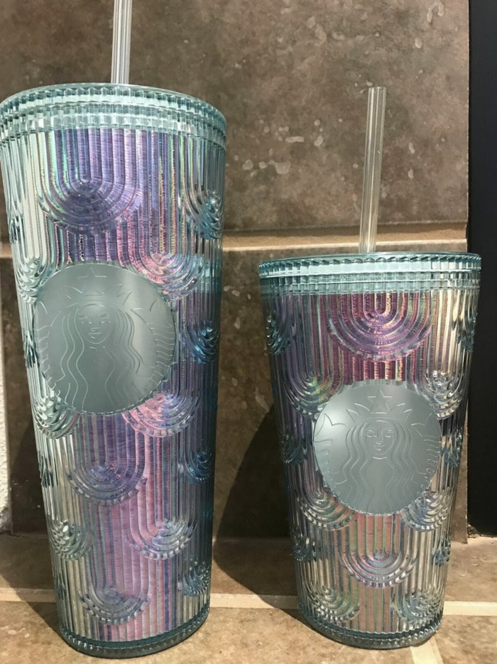 Starbucks Spring Cups 2022 - Green Iridescent Cold Cup