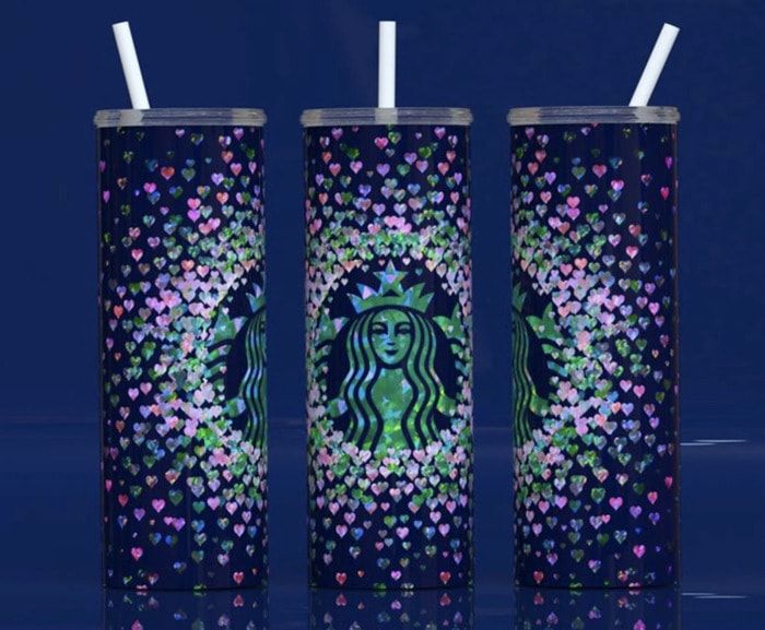 Starbucks Valentine's Cups Etsy - Euphoria Decal