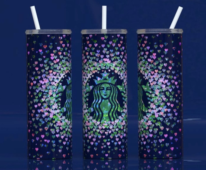Starbucks Valentine's Cups Etsy - Euphoria Decal