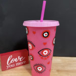 Starbucks Valentine's Cups Etsy - Heart Eyes