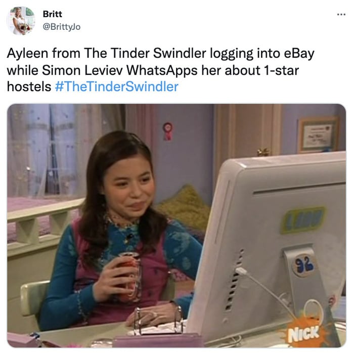 Tinder Swindler Tweets Memes - miranda cosgrove