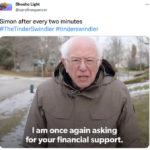 Tinder Swindler Tweets Memes - bernie sanders