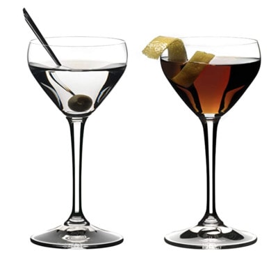 Types of Cocktail Glasses - Nick and Nora