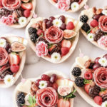 Valentine's Charcuterie Boards - heart shaped mini boards