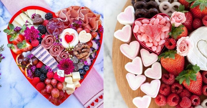 Delicious Valentine's Charcuterie Board