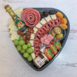 Valentine's Charcuterie Boards - cheese and bubbly
