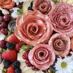 Valentine's Charcuterie Boards - meat roses