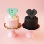 Vegan Treats Chocolate - Conversation Heart Cakes