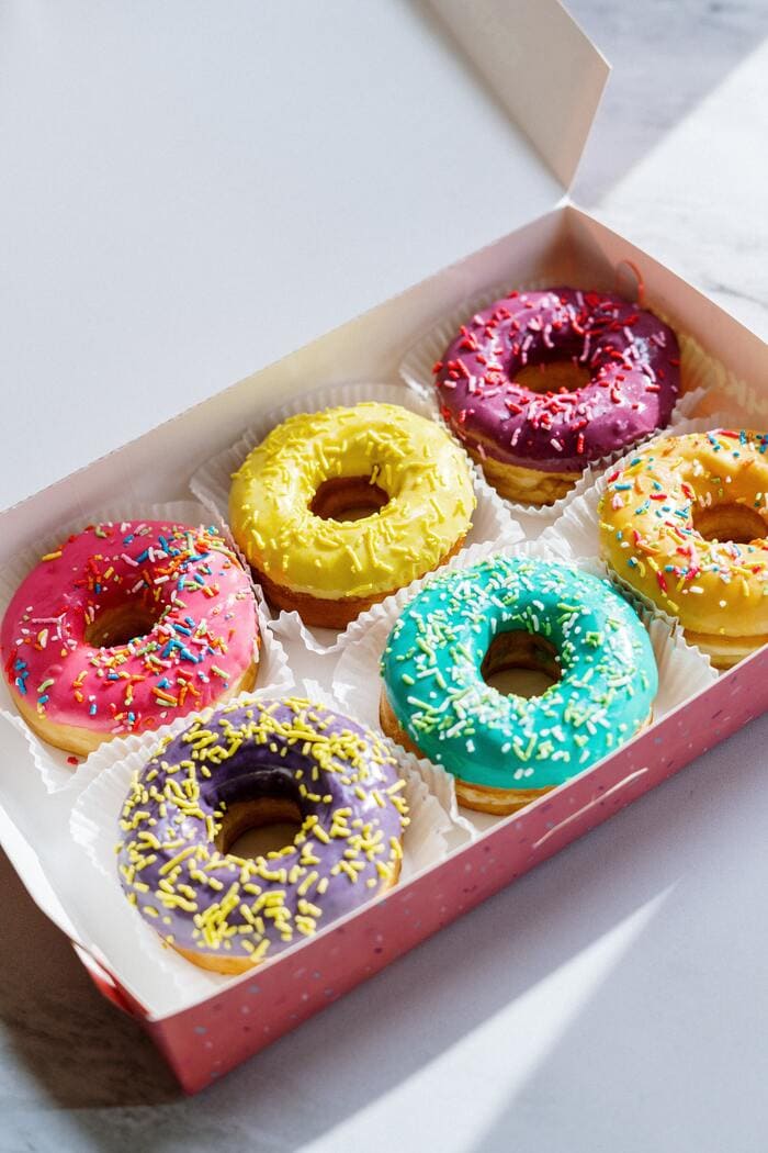 Why Are Donut Boxes Pink - box of donuts