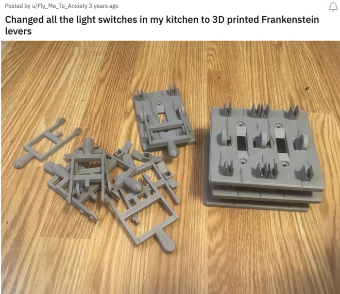April Fool's Jokes - change kitchen light switches