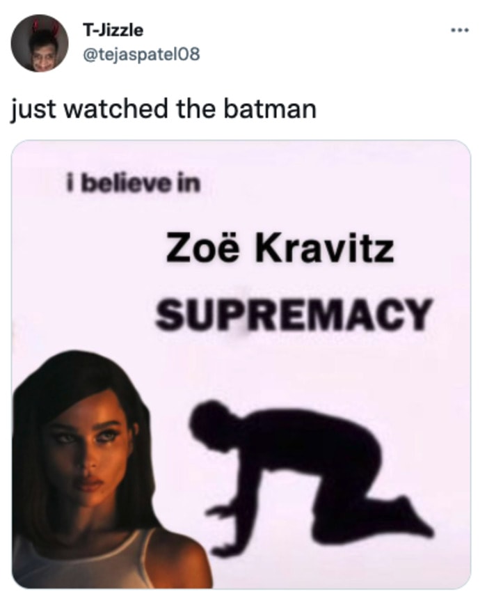 Batman Memes - Zoe Kravitz supremacy