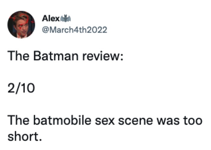 Batman Memes - batmobile sex scene