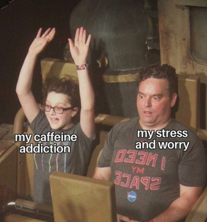 Coffee Memes - roller coaster