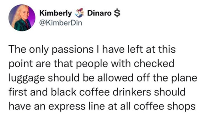 Coffee Memes - black coffee drinkers