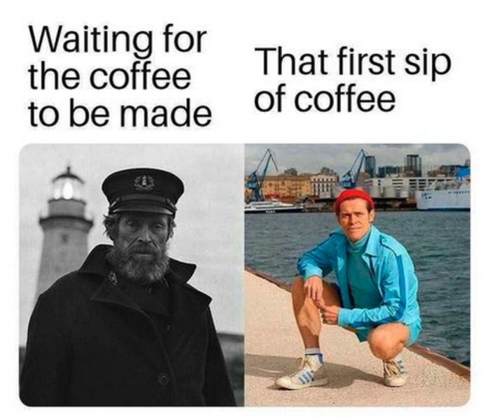 Coffee Memes - first sip