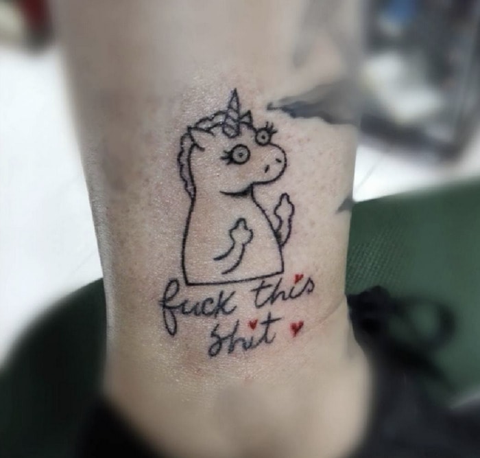 Funny Tattoos - Fuck this Shit