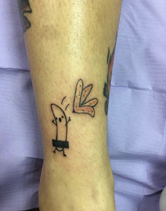 Huck  Scandinavian handpoke tattoos  Huck