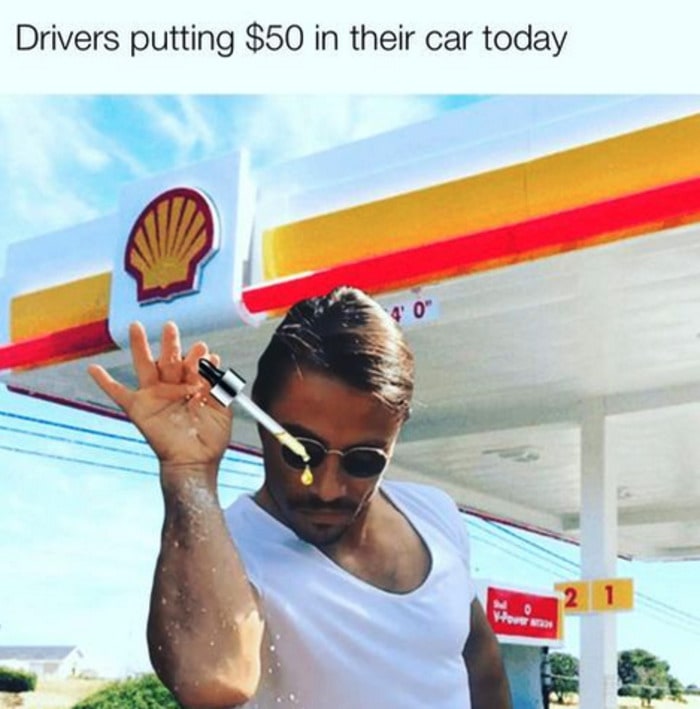 Gas Memes Tweets - salt bae