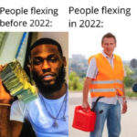 Gas Memes Tweets - flexing now vs then