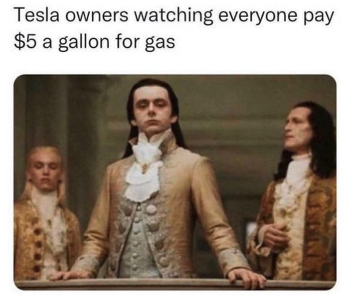 Gas Memes Tweets - Tesla Owners