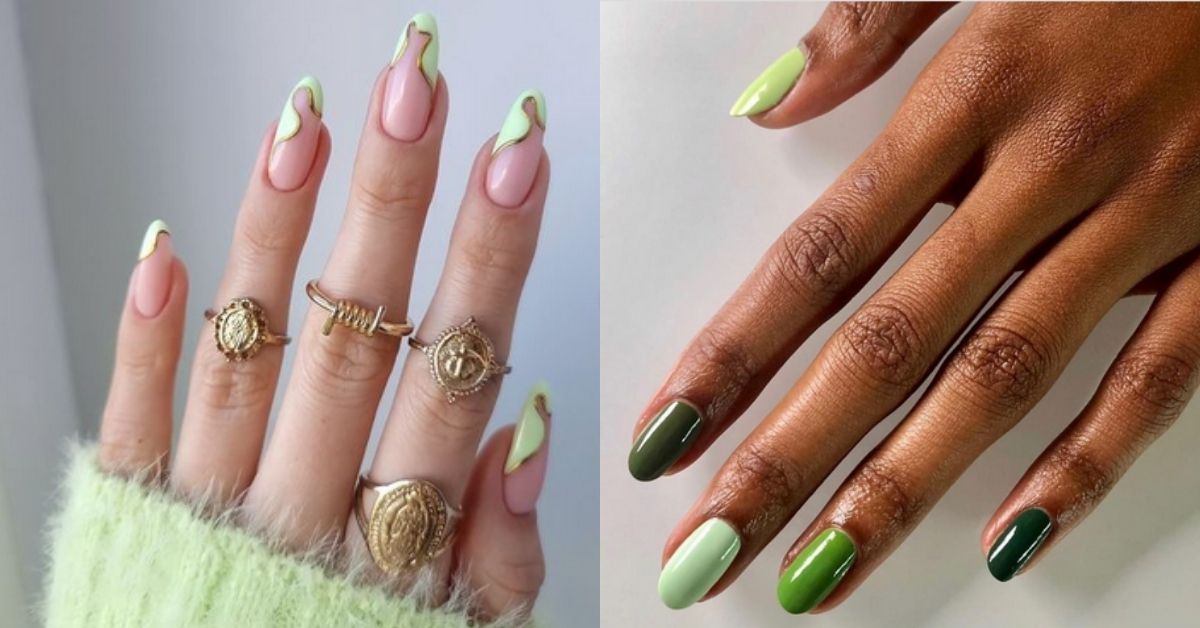 28 Green Nails That Will Make Everyone Envious - Let'S Eat Cake