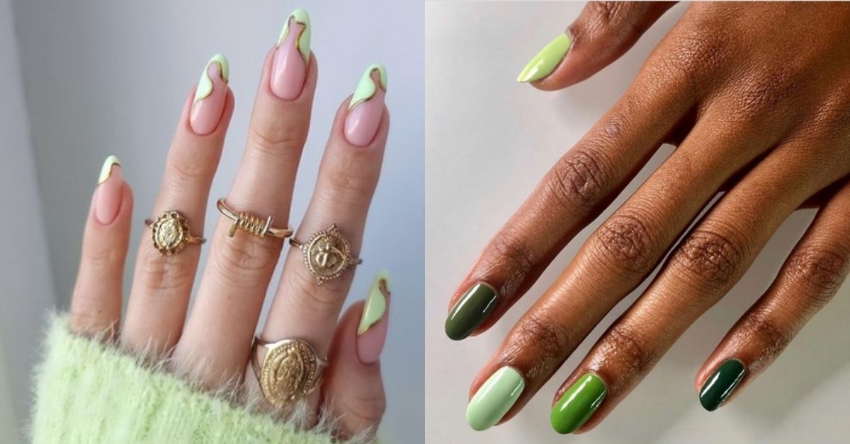 28 Green Nails That Will Make Everyone Envious - Let\'s Eat Cake