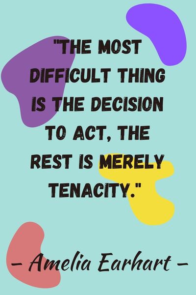 Motivational Quotes For Women - Amelia Earhart