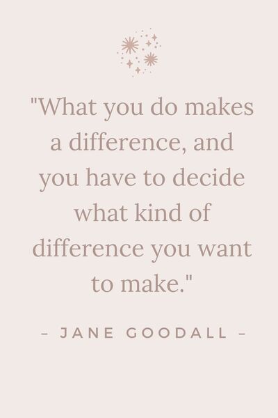 Motivational Quotes For Women - Jane Goodall