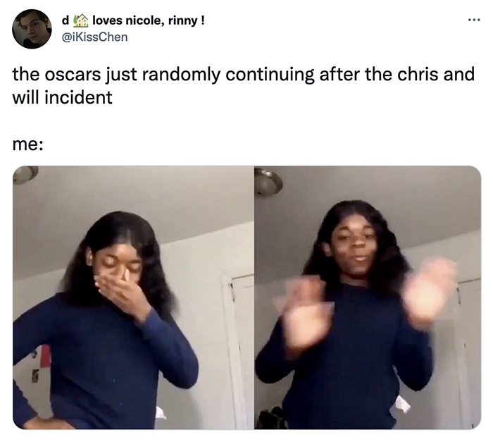 Oscar Memes - Will Smith Slapping Chris Rock