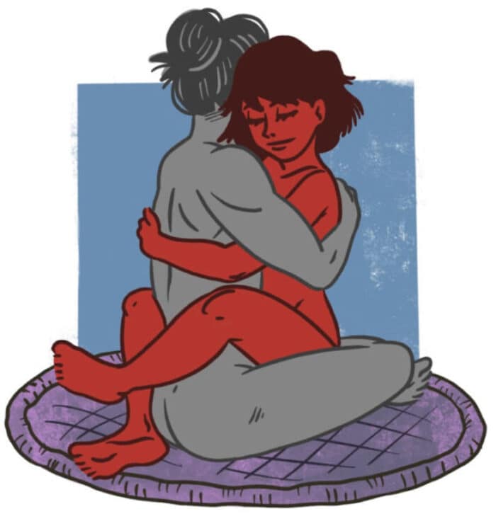 Quiet Sex - lotus position