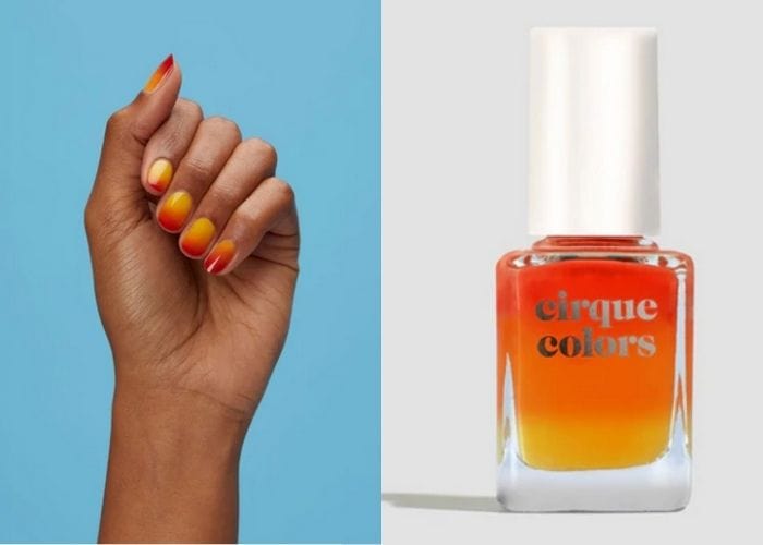 Spring Nail Colors 2022 - Cirque Colors Tequila Sunrise Nail Polish