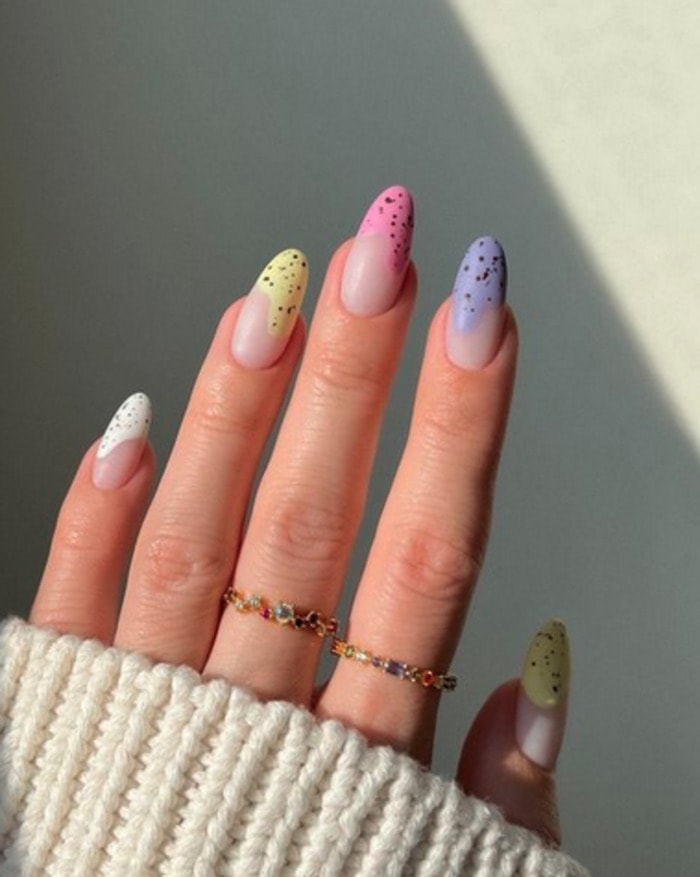 Spring Nails 2022 - easter egg nails