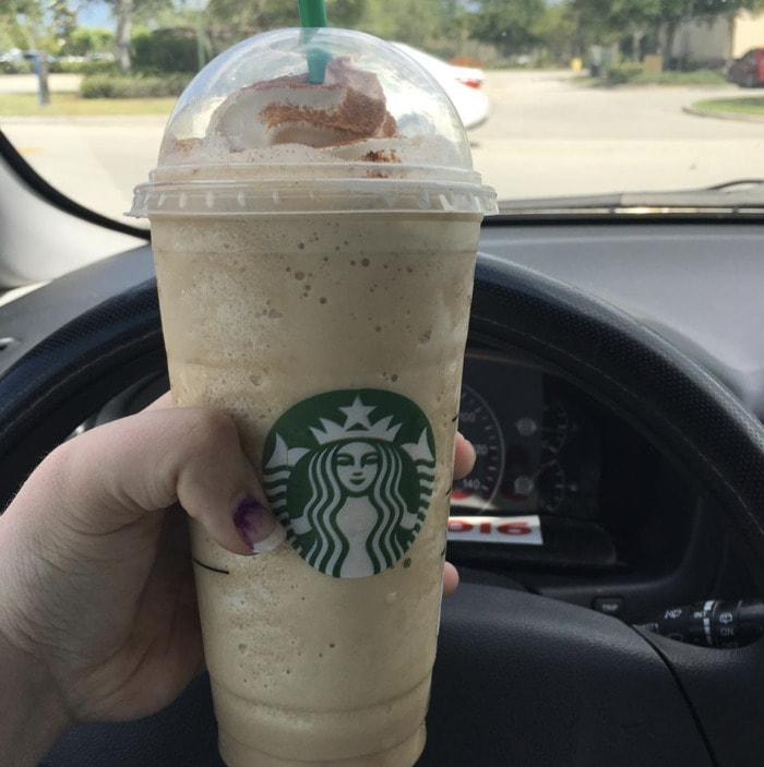 Starbucks White Chocolate Mocha - Cinnamon Toast Crunch Frappuccino