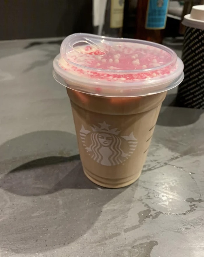 Starbucks White Chocolate Mocha - Cold Brew Toasted White Chocolate Mocha