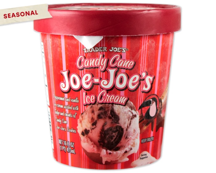Trader Joe's Ice Cream - Candy Cane Joe Joe's