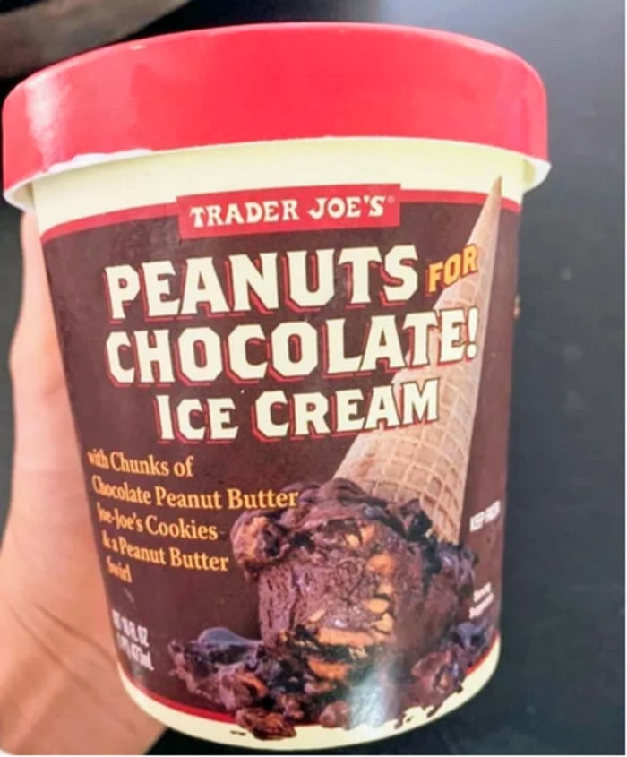 Trader Joe's Ice Cream - Peanuts for Chocolate Ice Cream