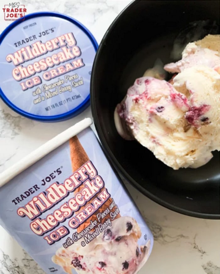 Trader Joe's Ice Cream - Wild Berry Cheesecake Ice Cream