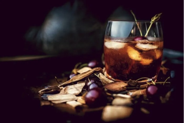 Whiskey Drinks - Smoked Cherry Old Fashioned