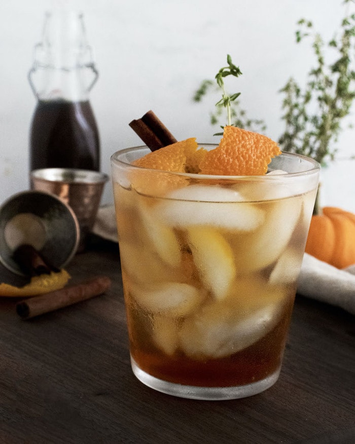 Whiskey Drinks - Fall Spiced Old Fashioned