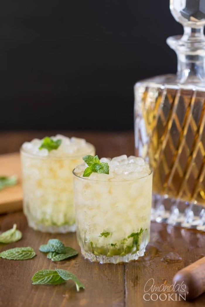 Whiskey Drinks - Mint Julep