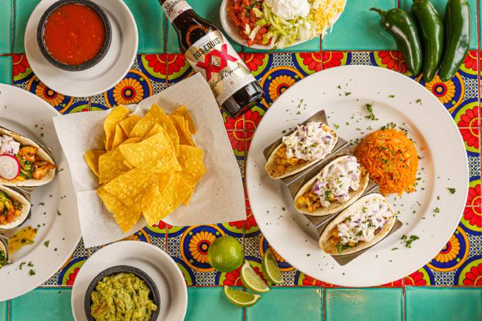 Best Mexican Beer - plate of food and beer