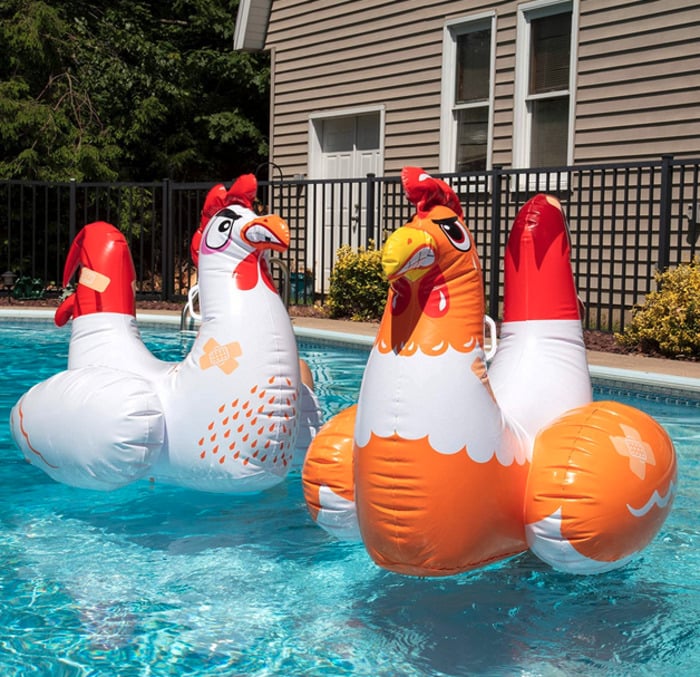 Best Pool Floats - Chicken Fight Inflatable Pool Float Set