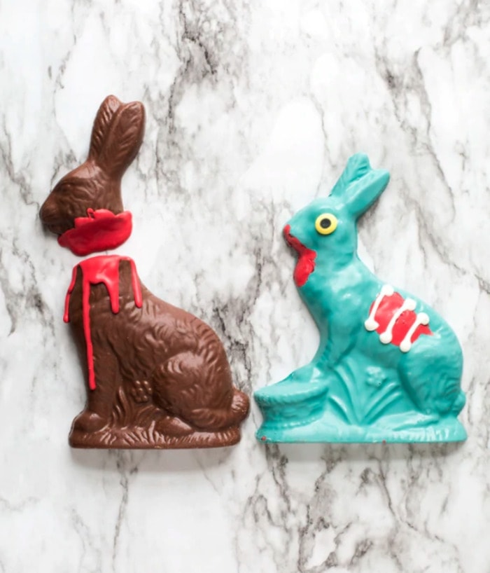 Easter Chocolates - Zombie Chocolate Bunny