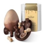 Easter Chocolates - Chocolate Egg With Bunnies