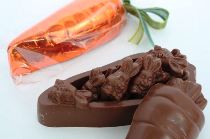 Easter Chocolates - Carrot Filled With Bunnies